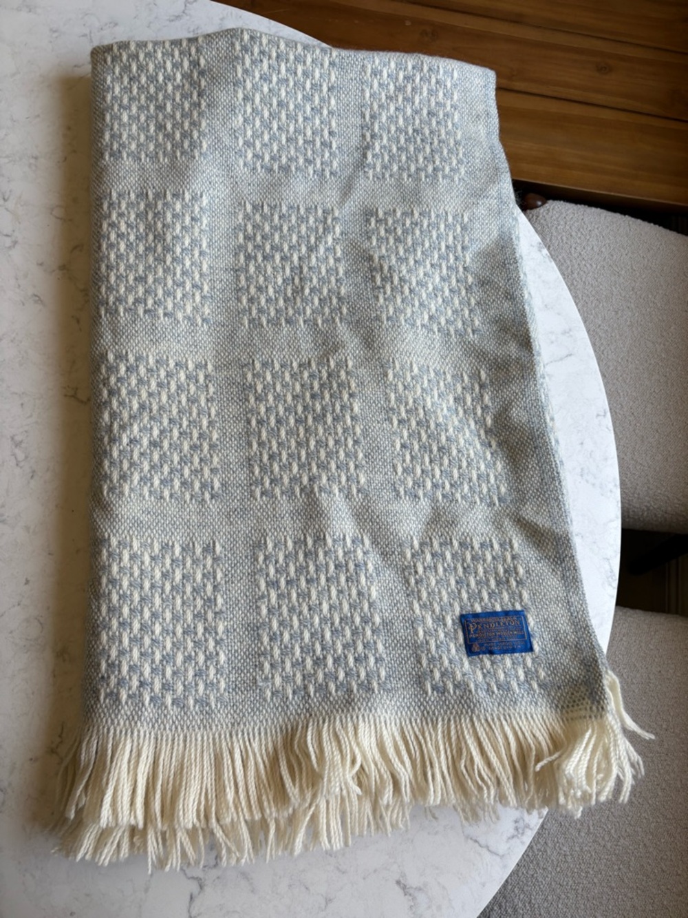 Vintage Pendleton Pure Virgin Wool Throw Blanket - Picture 2 of 11